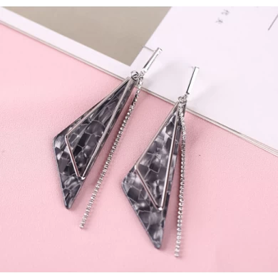 Professional Manufacturer Personal Korean Style Rhomboid Earrings for Woman
