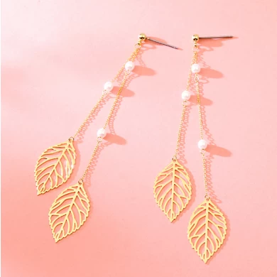 Professional Zinc Alloy Gemstone Long Stud Earrings Manufacturer from China