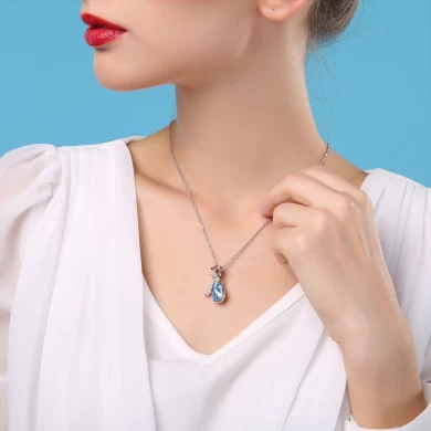 Blume Blumen Halskette Luxury Element Kristall Kette Ring Kette Schmuck Factory Großhandel NA1