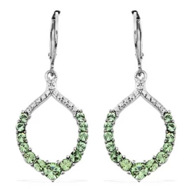 Stainless Steel Lever Back Drop Fashion Earrings For Women