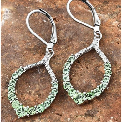 Stainless Steel Lever Back Drop Fashion Earrings For Women
