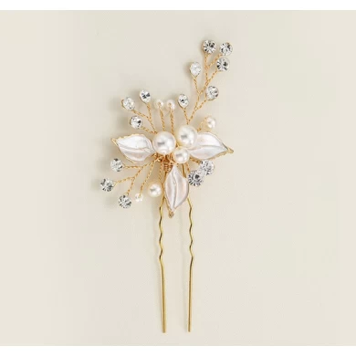 The Czech diamond bridal women hair wedding hair pins manufacturer in China