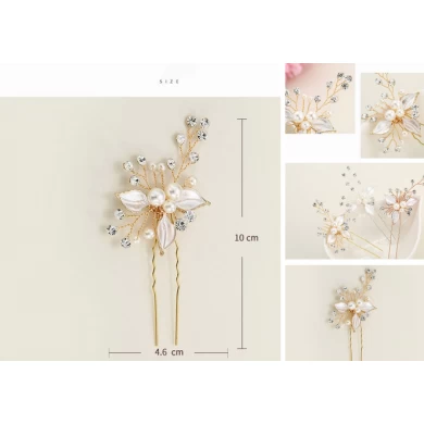 The Czech diamond bridal women hair wedding hair pins manufacturer in China