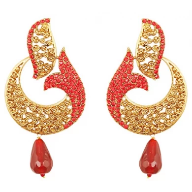 Touchstone jewelry earrings in antique gold tone for women
