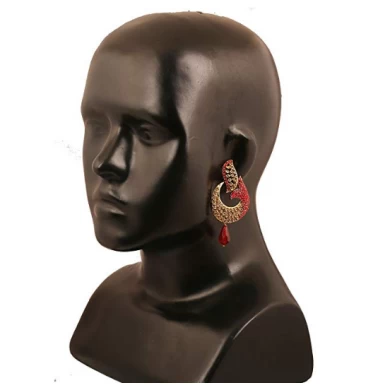 Touchstone jewelry earrings in antique gold tone for women