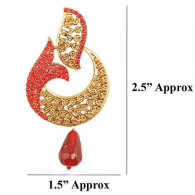 Touchstone jewelry earrings in antique gold tone for women