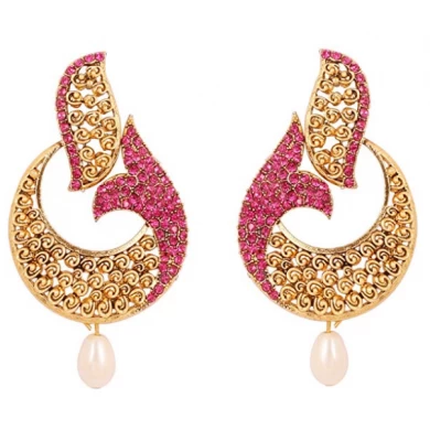 Touchstone jewelry earrings in antique gold tone for women