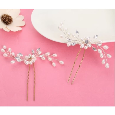 Wedding accessories bride hairpin hair accessories pearl pin manufacturer in China