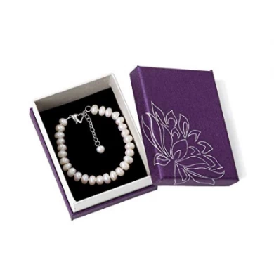 White Freshwater Pearl Necklace Earring Ear Studs Hand Chain 3 Piece Suit Manufacturer China