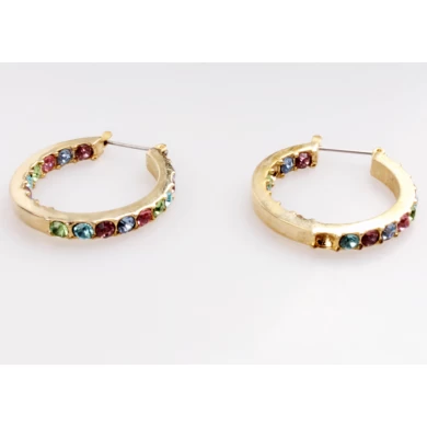 Wholesale 14k Earring Plated Gold Copper Earring Best Selling Woman Hoops Earrings