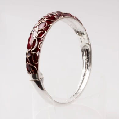 Groß Legierung Kupfer Gold Silber Plated Armband weiblich bunt