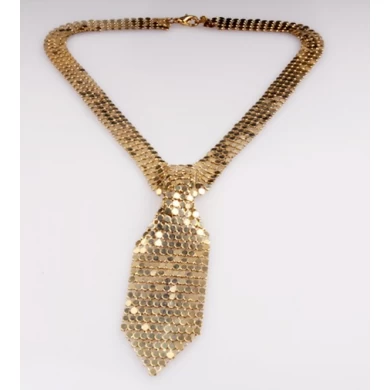 Women Alloy Crystal Necklace  Wedding Jewelry Tie Style Necklaces Jewelry Accessories