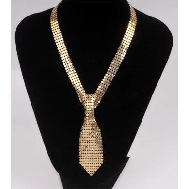 Women Alloy Crystal Necklace  Wedding Jewelry Tie Style Necklaces Jewelry Accessories