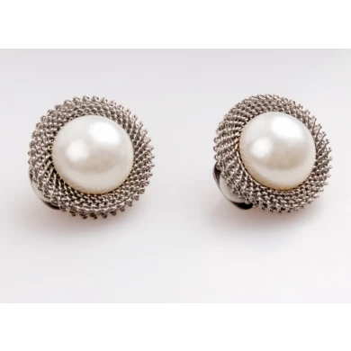 Women Wholesale Graceful Silver Color Simulated Pearl Birthday Anniversary Gifts for Women Mom Wife