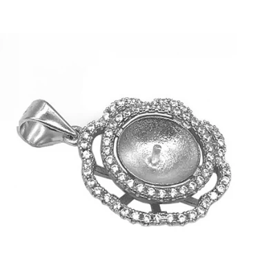 custom 925 sliver rotary jewelry pearl ring Supplier from China