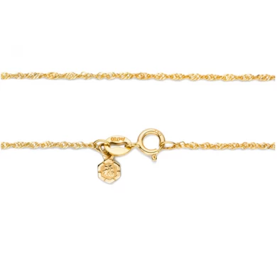 professional manufacturer 100% 18k gold chain necklace for woman