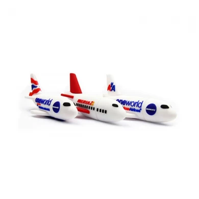 비행기 모양 맞춤 된 브랜드 로고 usb 스틱 플래시 드라이브 제조 업체