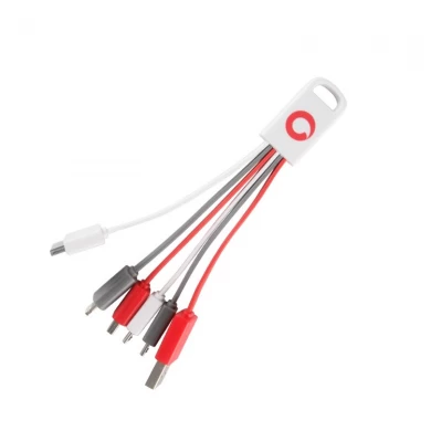 Фирменный тисненый логотип usb multi port 6 в 1 usb c зарядными кабелями