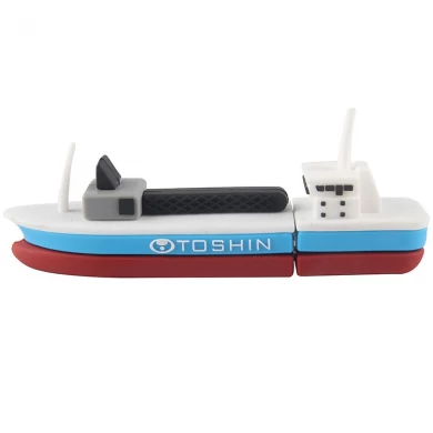 Custom branded  logo boat shaped promotional usb thumb drives with company logo