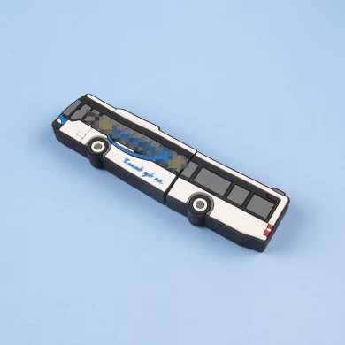 Custom logo bus shape promotional gift items corporate gift portable business gift usb disk usb flash drive memory stick