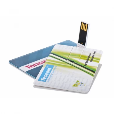 Пользовательский логотип кредитной карты Pendrive USB флэш-накопитель 32 ГБ данных предварительной загрузки