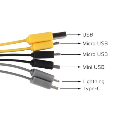 Niestandardowy projekt logo 6 w 1 wieloportowym kablu ładowarki USB typu c do telefonów komórkowych