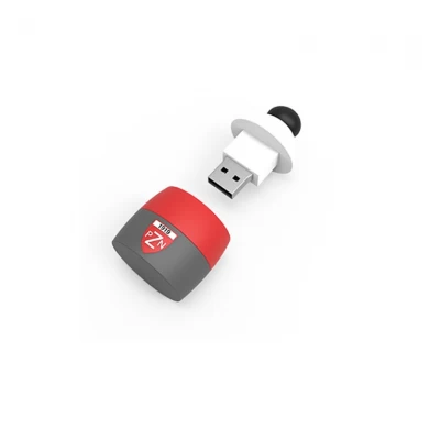 Aangepaste logo ontwerp muts usb flash pen drive van 1GB tot 32GB