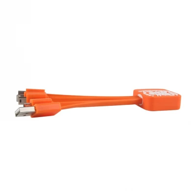 Indywidualny kabel wielokrotnego ładowania 4 w 1 USB marki Lion na prezent firmowy