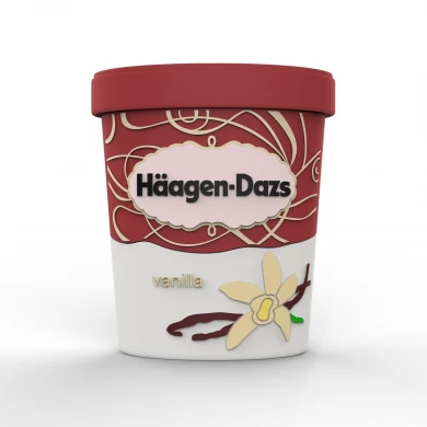 Haagen-Dazs Ice-cream Shape PVC Brand USB Stick Pen Drive Supplier
