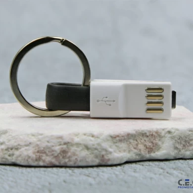 Магнитный мини 2 в 1 брелок USB кабель для зарядки данных индивидуальный логотип
