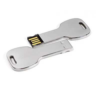 Chiave USB in metallo portachiavi usb 2.0 flash drive pendrive con logo aziendale