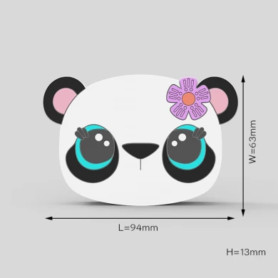 OEM ODM Cute Panda Ładowarka do bezprzewodowego telefonu komórkowego PCV Pad do iPhone'a i Androida