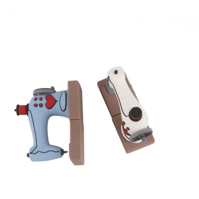 Chiavetta USB in memory stick in gomma con design personalizzato per macchine da cucire