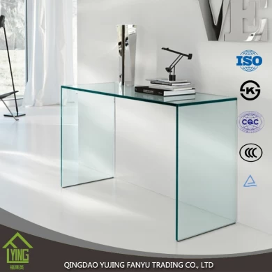 10mm 12mm super clear toughened glass for home building using
