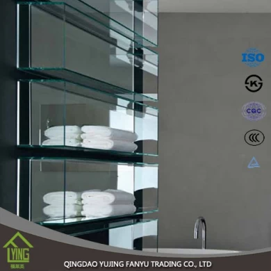 10mm 12mm super clear toughened glass for home building using