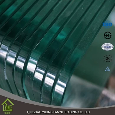 10mm limpar vidro temperado para railling e esgrima