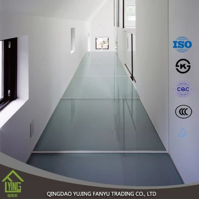 12mm Standard Tempered glass glazed glass for buliding with CE Certificate
