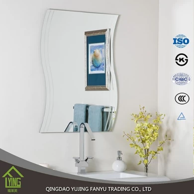 2-6MM Sheet/Float Glass Aluminium Mirror/ Polished or Bevelled Mirror