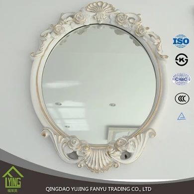 2mm - 10mm framed mirror wall dressing mirror for bed room
