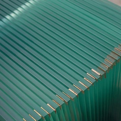 2mm - 19mm clear toughened glass sheet cut to size for buliding