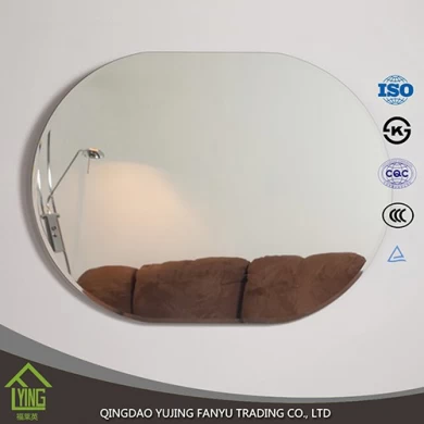 espelho de parede decorativo espelho sem moldura prata 3-5mm