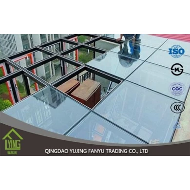 3-6mm dark blue reflective glass for building
