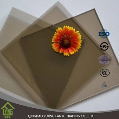 3mm - 12mm Bronze, Grey, Blue, Green, Pink FLOAT TINTED GLASS with CE & ISO Certificate