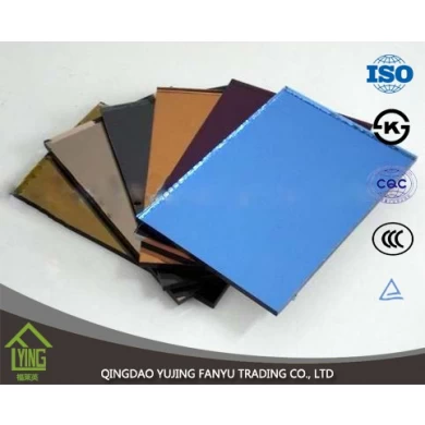 3mm 4mm 5mm wholesale colored mirror glass sheet