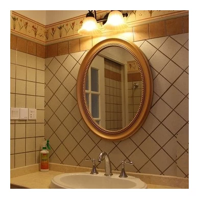 4mm 5mm 6mm ovale salle de bain miroir fournisseur