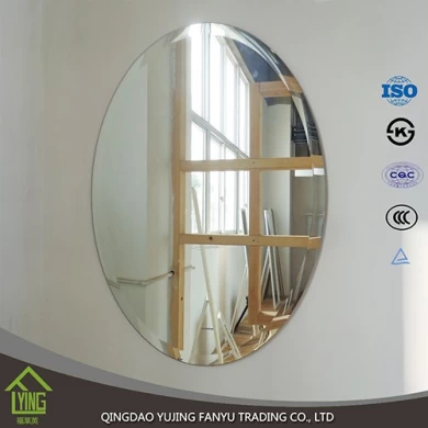 espejo de pared 4mm biselado espejo oval baño
