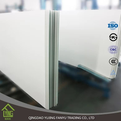 4mm ultra white mirror glass with cheap glass