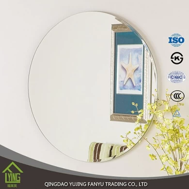 5mm cheap frameless round mirror decorative wall