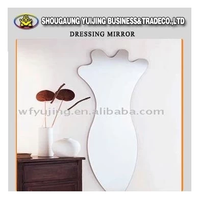 Comprimento total de China lindo espelho temperado vidro vestindo o espelho