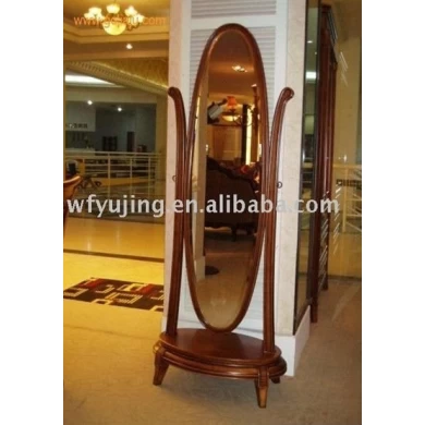 Comprimento total de China lindo espelho temperado vidro vestindo o espelho
